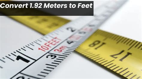 1.92m to ft|1.92 Meters to Feet 